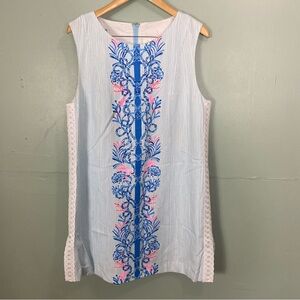 Lilly Pulitzer Sadie Shift Embroidered romper/dress